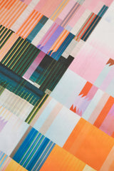 RAINBOW CUBE COTTON SILK SCARF