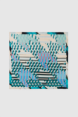 FLYING SHADOWS SILK TWILL SCARF 54