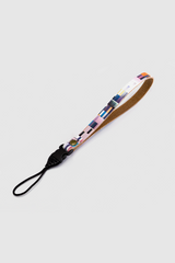 Rainbow Cube Leather Phone Strap