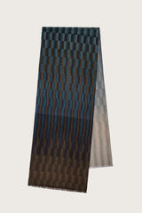 MIDNIGHT IRIDESCENCE CORE PURE WOOL SCARF
