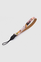 Sunlit Rhythm Leather Phone Strap