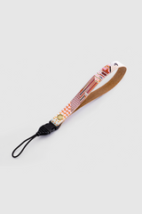 Sunlit Rhythm Leather Phone Strap