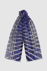 VIOLET PULSE PURE WOOL SCARF