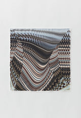 WINTERSCAPE SILK SATIN SCARF 33 & 45