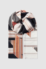 ASCEND WOOL-SILK-CASHMERE SCARF