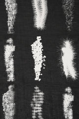 HUMANOID STARS COTTON SILK SCARF
