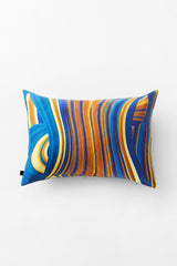 LONDON BLUE RECTANGLE CUSHION