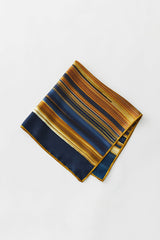 LONDON BLUE SILK SATIN SCARF 45