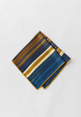 LONDON BLUE SILK SATIN SCARF 45