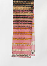 PINK TEA COTTON SILK SCARF