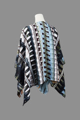 WHITE PALACE X WINTERSCAPE PONCHO