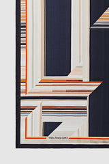 ASCEND SILK TWILL SCARF 90