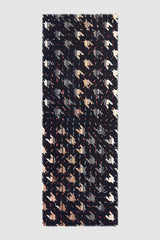 ORBIT WOOL-SILK-CASHMERE SCARF