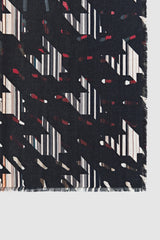 ORBIT WOOL-SILK-CASHMERE SCARF
