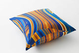 LONDON BLUE SQUARE CUSHION
