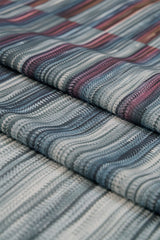 CASCADING PLEAT COTTON SILK SCARF