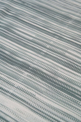 CASCADING PLEAT COTTON SILK SCARF