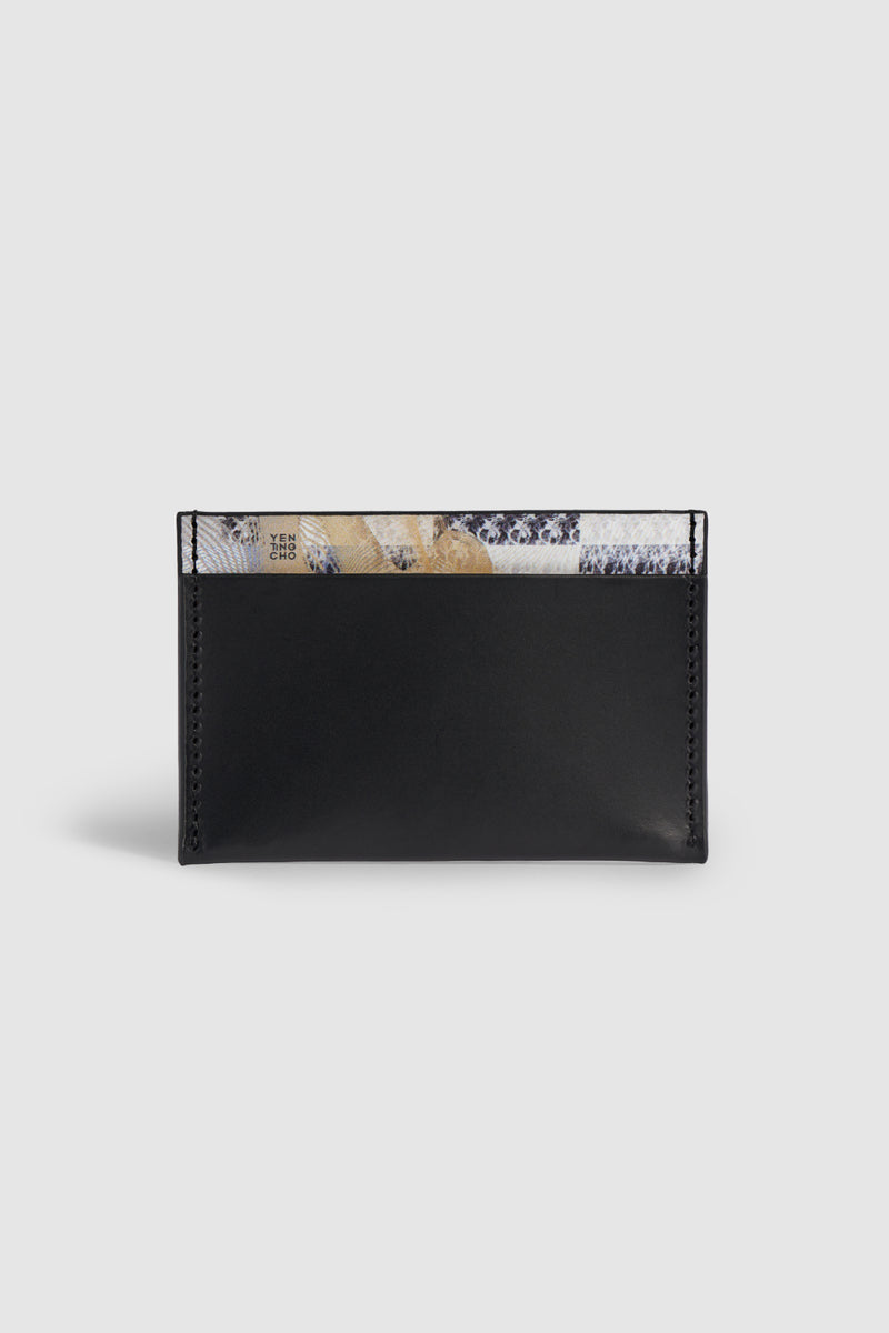 GOLDEN PULSE LEATHER CARD HOLDER