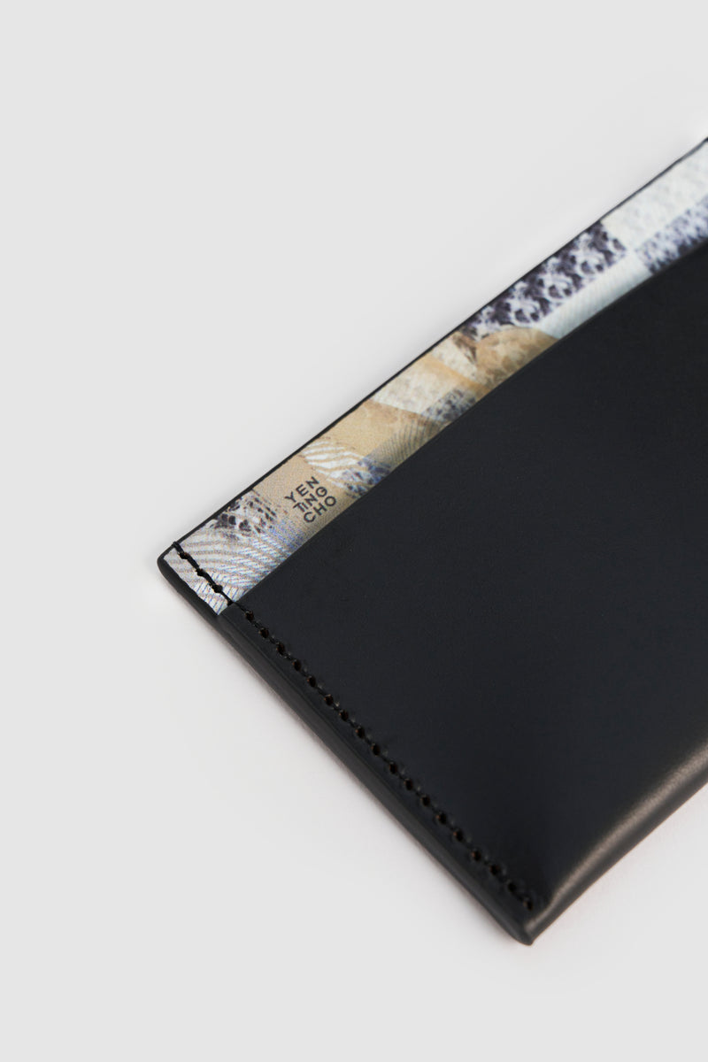 GOLDEN PULSE LEATHER CARD HOLDER