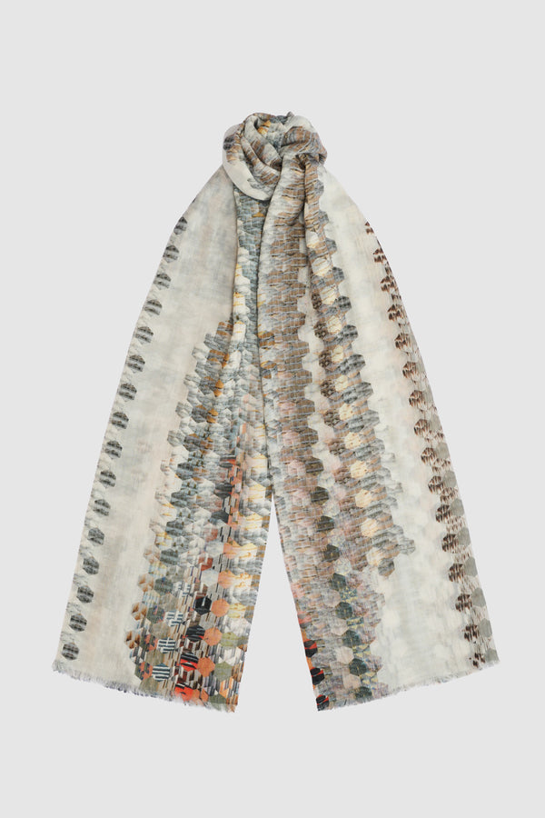 CITY SILHOUETTE ICON PURE WOOL SCARF