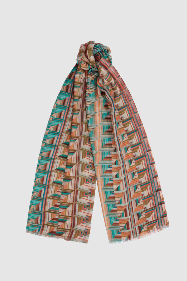 DESERT ROSE ICON PURE WOOL SCARF