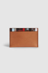 BANYAN PLEAT LEATHER CARD HOLDER