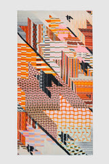 SUNLIT RHYTHM ICON PURE WOOL SCARF