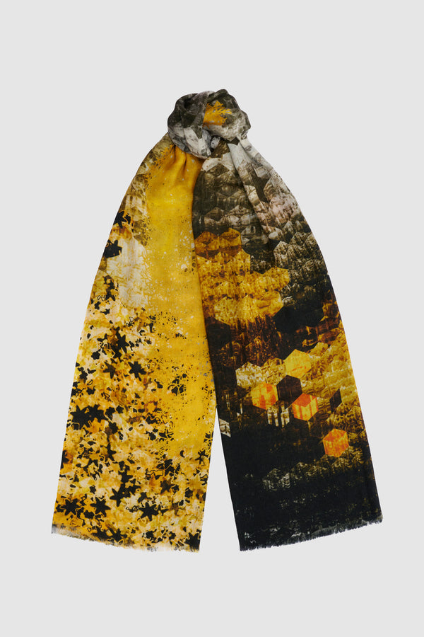 SUNLIT BLESSING ICON PURE WOOL SCARF