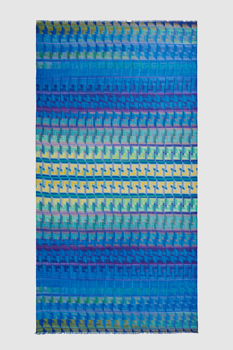 ELECTRIC WALTZ PURE WOOL SCARF