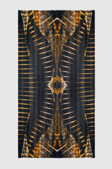 EIFFEL FLAME ICON PURE WOOL SCARF