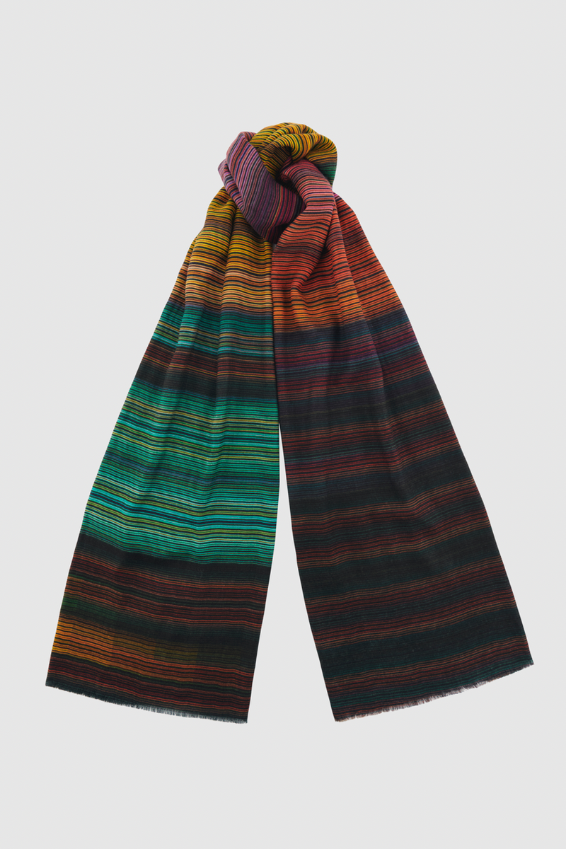 FLOATING FANTASY PURE WOOL SCARF