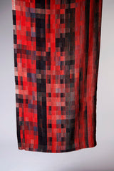 LONDON RED PURE WOOL SCARF