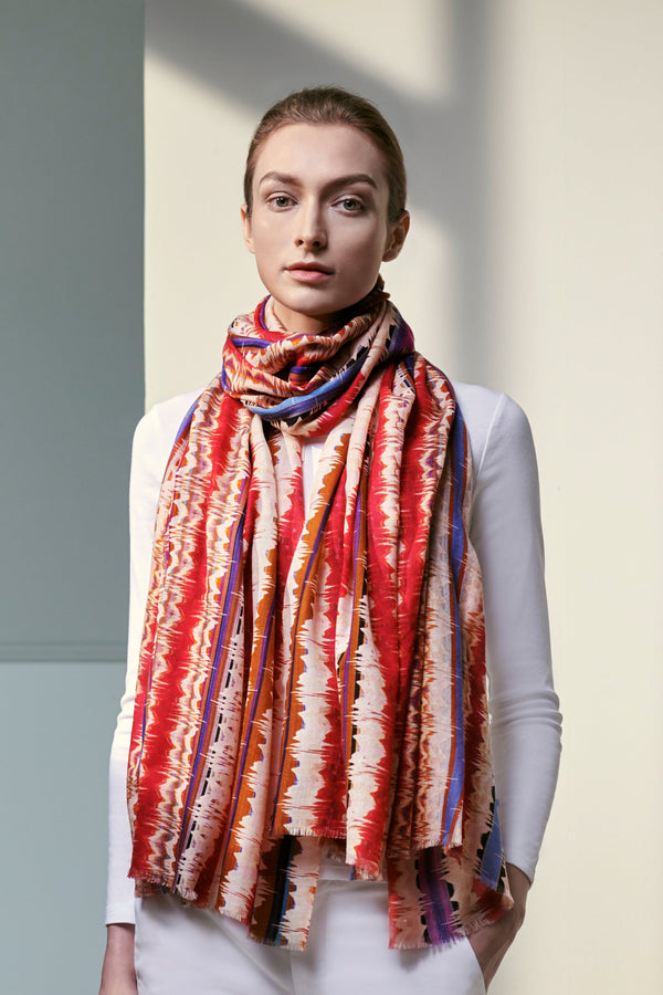 TIMES SQUARE ICON PURE WOOL SCARF